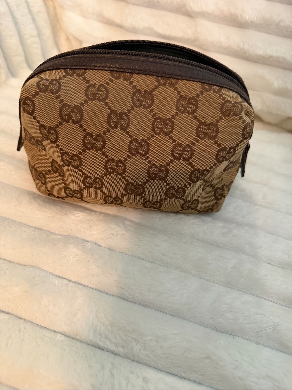 Gucci GG Monogram Canvas Cosmetic Case